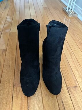 Aldo Suede Heeled Booties